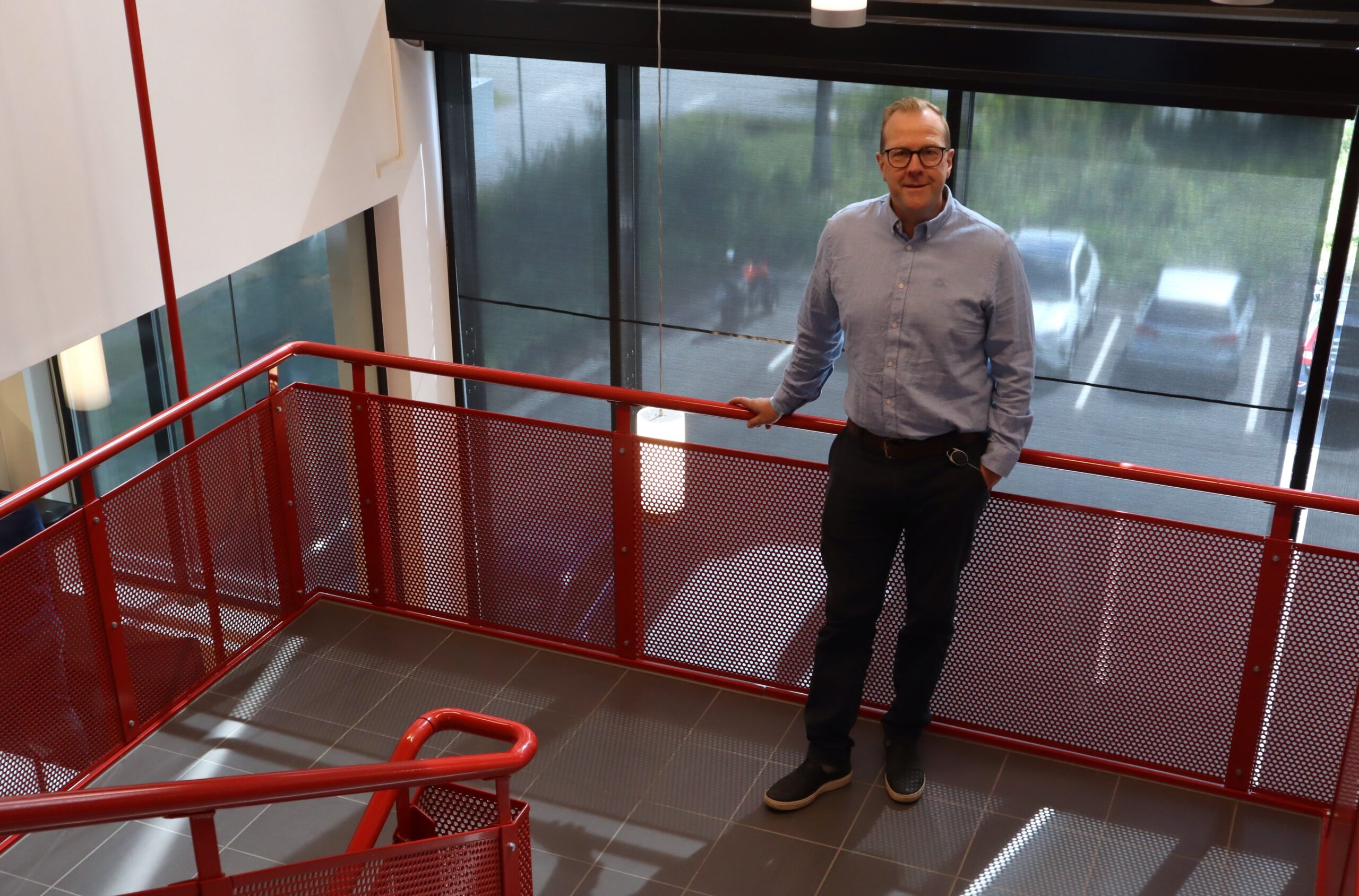 Innlandet Science Park og høgskolesenteret er Vegard Herlyngs arbeidsplass.