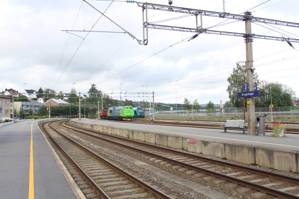 Nye kjøremønster og logistikk skal gjøre Kongsvinger stasjon i stand til håndtere flere tog gjennom stasjonen. — Foto: Mats Sauro Høimyr.
