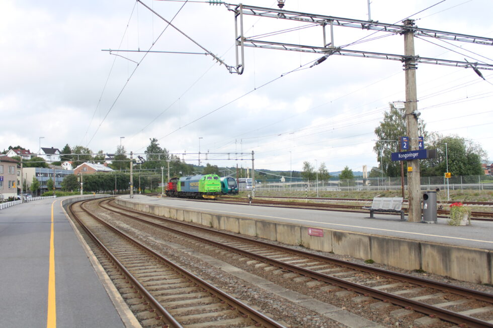 Nye kjøremønster og logistikk skal gjøre Kongsvinger stasjon i stand til håndtere flere tog gjennom stasjonen. — Foto: Mats Sauro Høimyr.