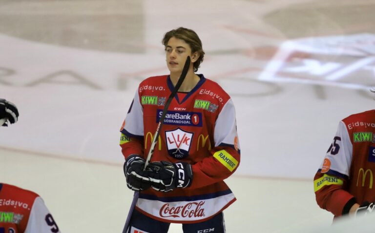 Kongsvingergutten Anton Foss Halvorsen fikk sin debut i Eliteserien for Lillehammer. Nå er han klar for Gjøvik.