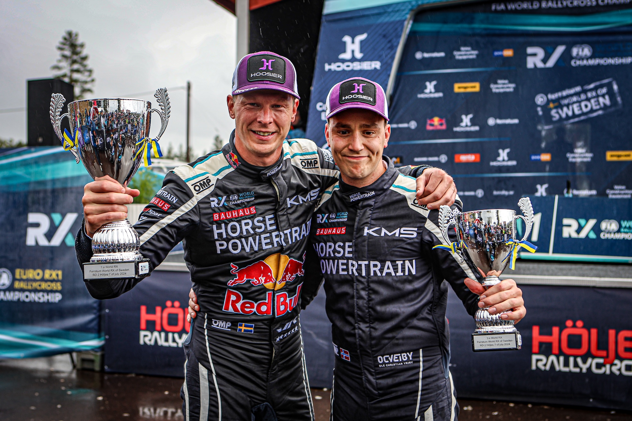 Johan Kristoffersson og Ole Christian Veiby sikret 1.plass og 3.plass i s&oslash;ndagens VM-l&oslash;p i svenske H&ouml;ljes.