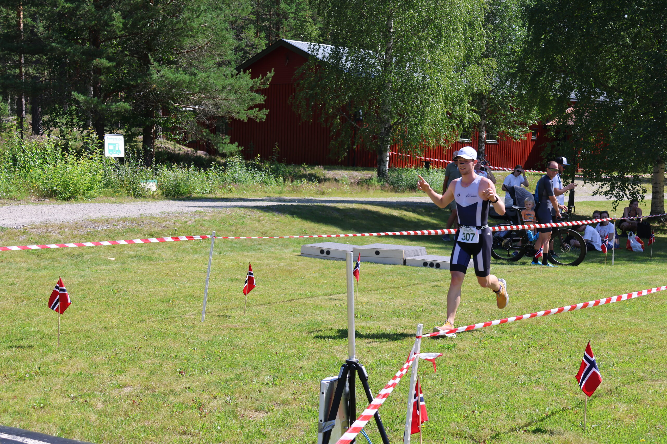 Espen Herstad fra B&aelig;rum f&oslash;rst over m&aring;l i klassen sprint