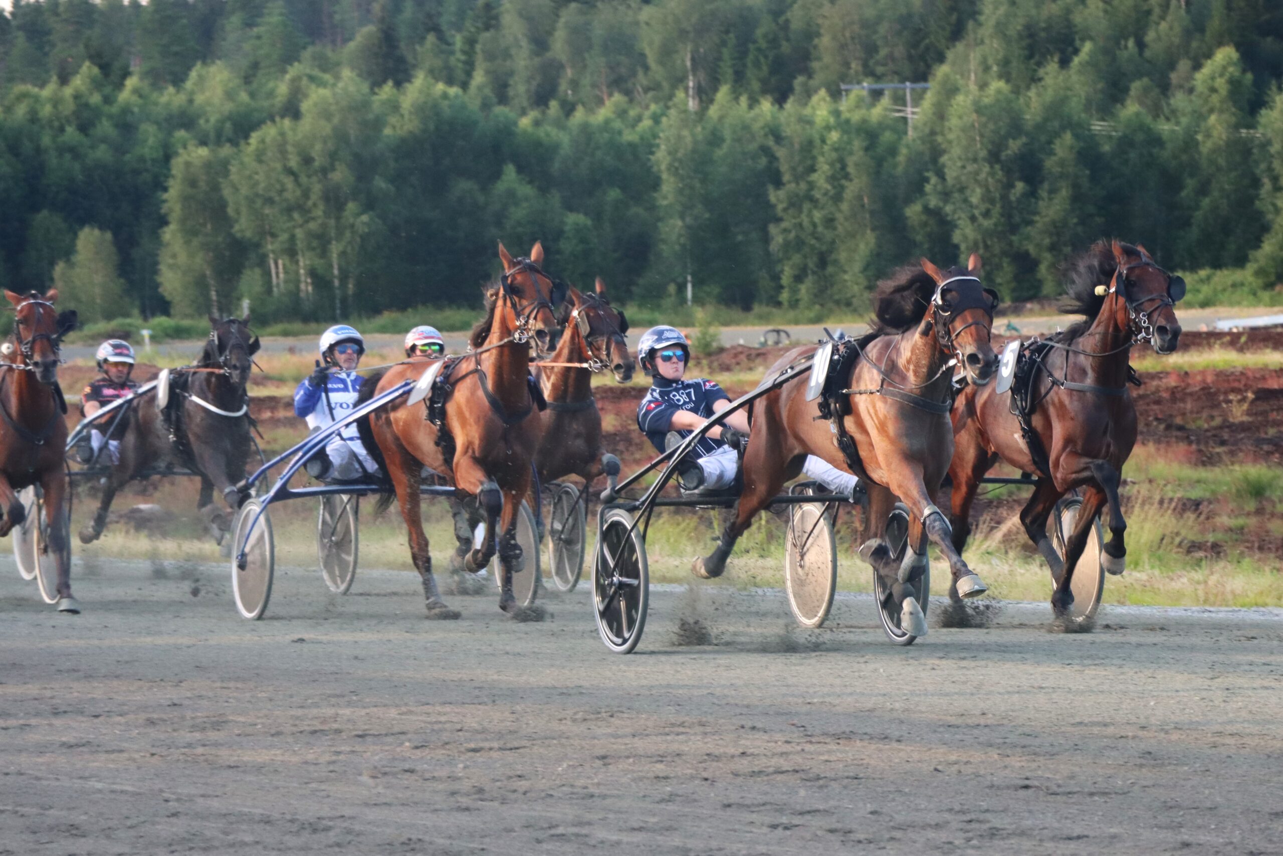 Patrick Larsen vant ogs&aring; p&aring; Kongsvinger travbane med Loveheart C.O.