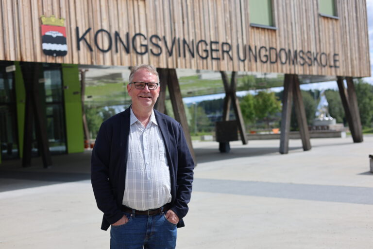 Øystein Skoglund er nå rektor på Kongsvinger ungdomsskole.