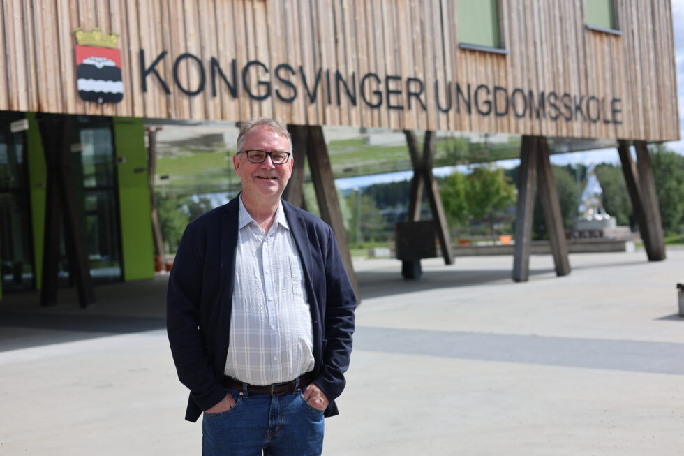 Øystein Skoglund er nå rektor på Kongsvinger ungdomsskole.
