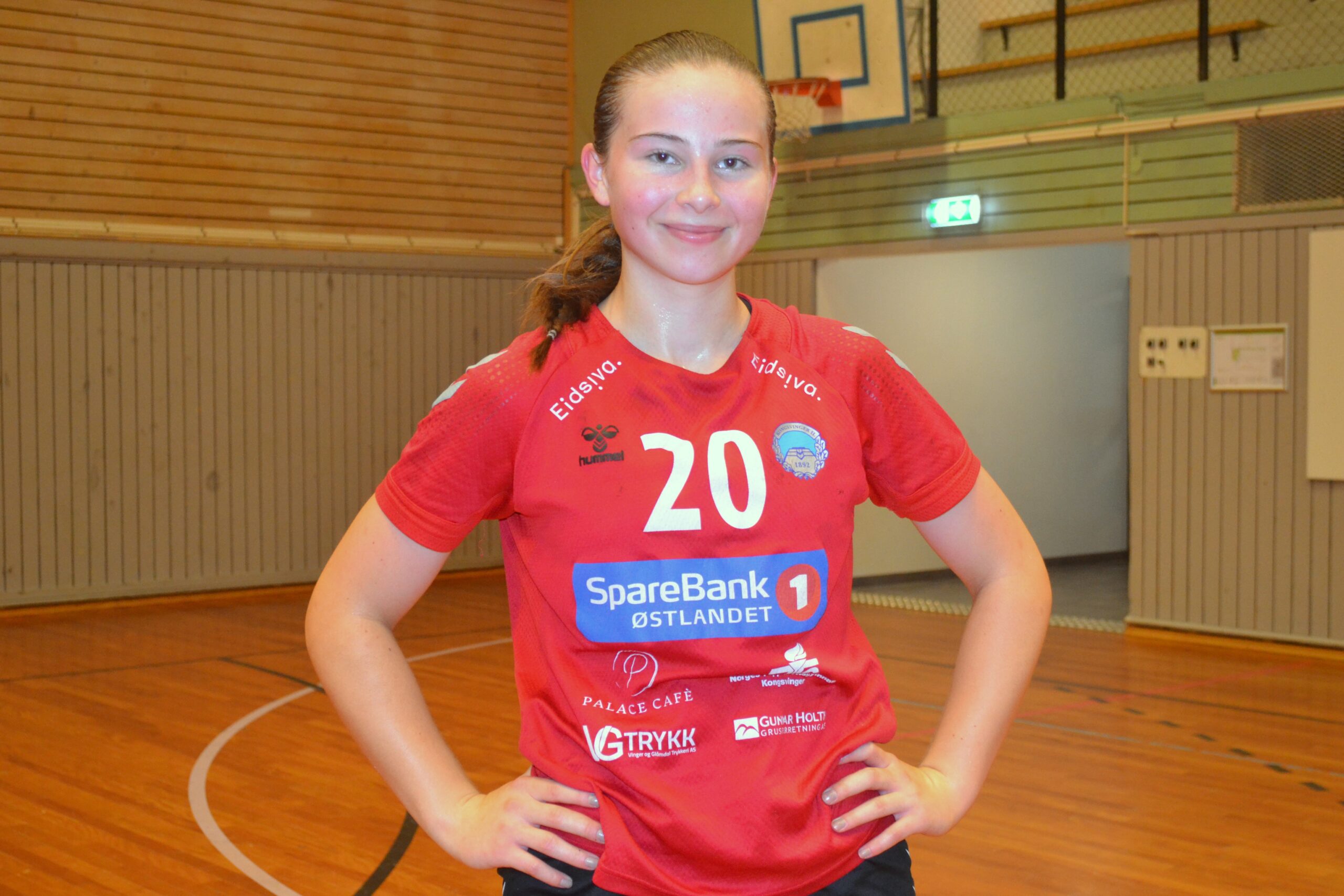 Hanna Rode-Christoffersen er lagets yngste spiller, men gjorde en fin figur under helgens kvalifiseringskamper.