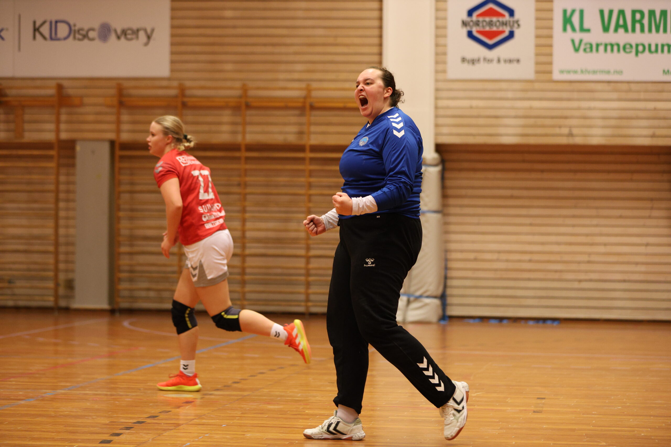 Ane Emilie Westerhus Bolstad hadde flere gode redninger og spilte en viktig rolle da KIL scoret fem m&aring;l p&aring; rad.