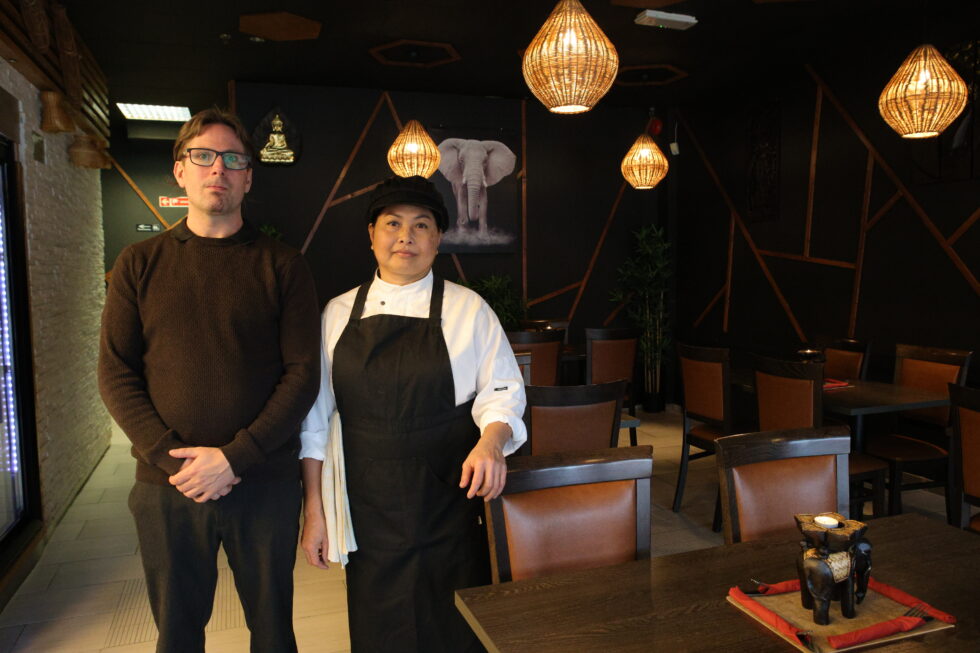 Ekteparet Robert og Kampan Johansen kunne endelig åpne dørene til restaurant Bangkoks nye lokaler.