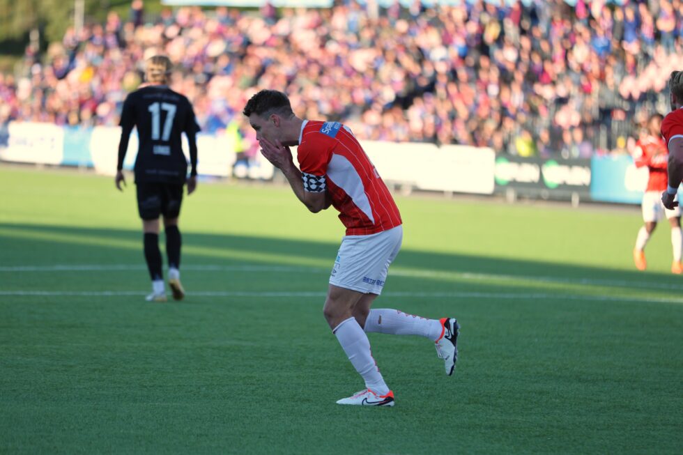 Harald Holter og KIL måtte se seieren glippe på overtid.