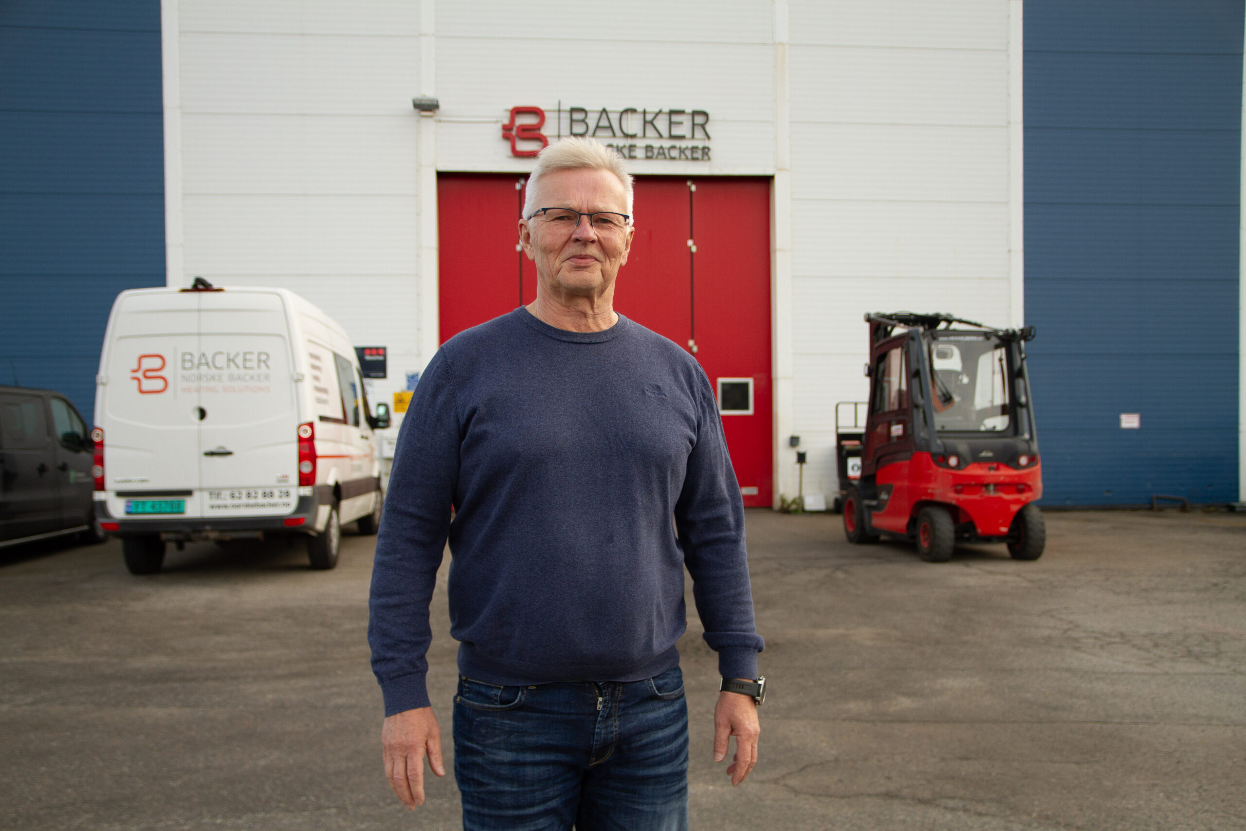 Uno Rybråten har jobbet 45 år hos Norske Backer. Han begynte på Langeland i 1979, og i dag er han produksjonssjef for fabrikkanlegget på SIVA.