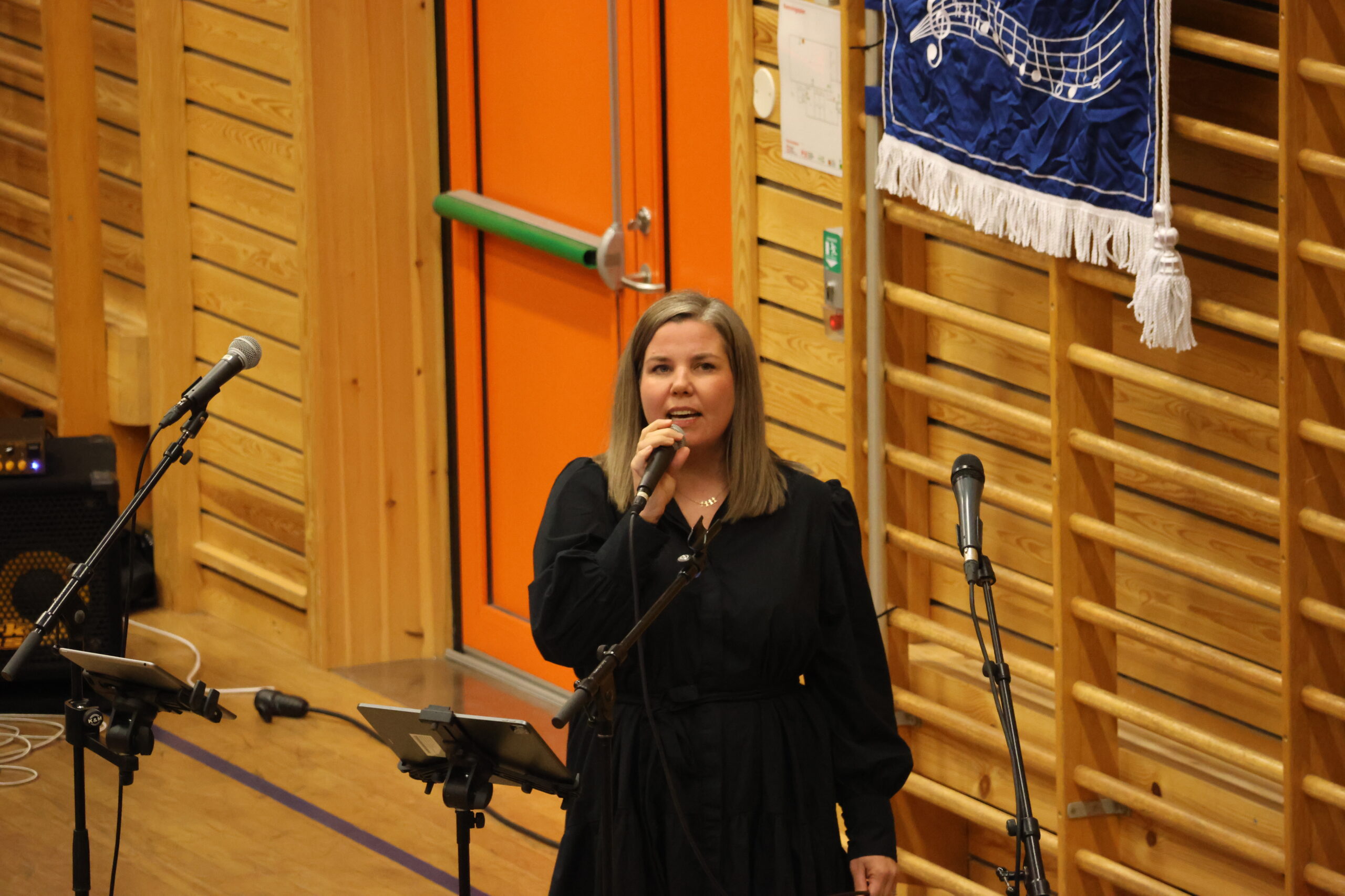 Lisbeth Haveråen var en av to vokalister som medvirket i konserten.