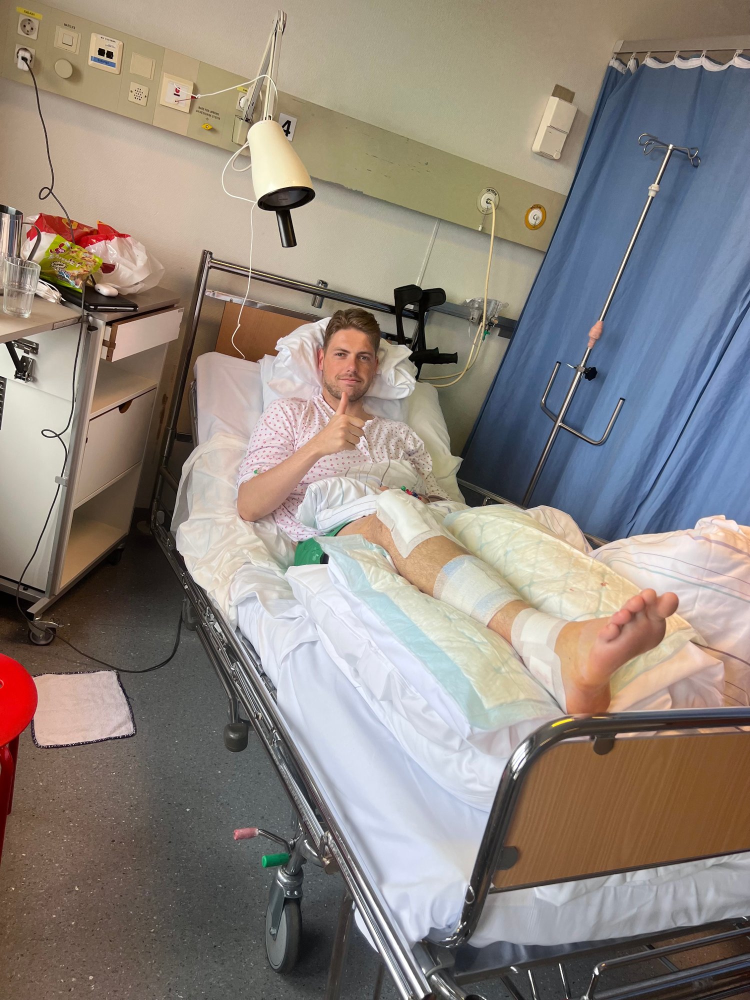 Med to brudd i leggen fryktet Anders Klemensson at karrieren var over.