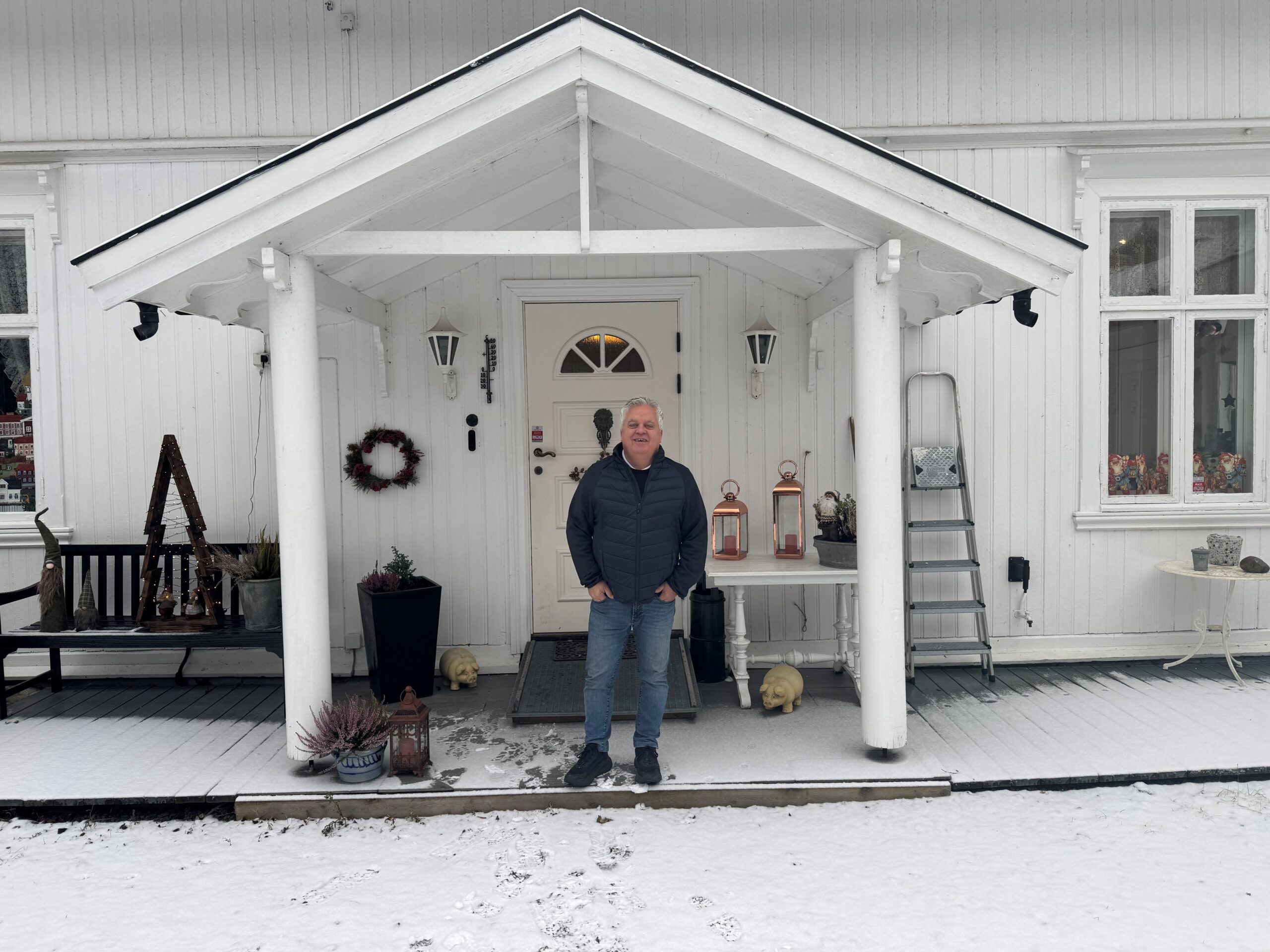 Mads Furulund bor i et 144 år gammelt hus i Kongsvinger sentrum.