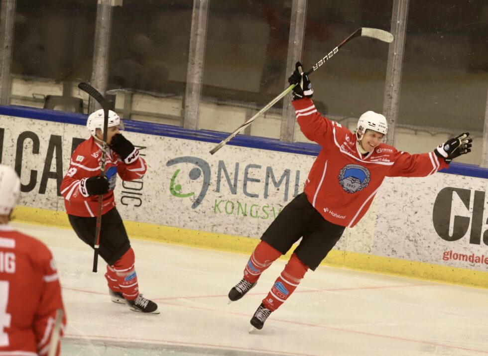 Aleksander Bjørk fikk vist seg frem med både fysikk, solide skutt og godt backspill.