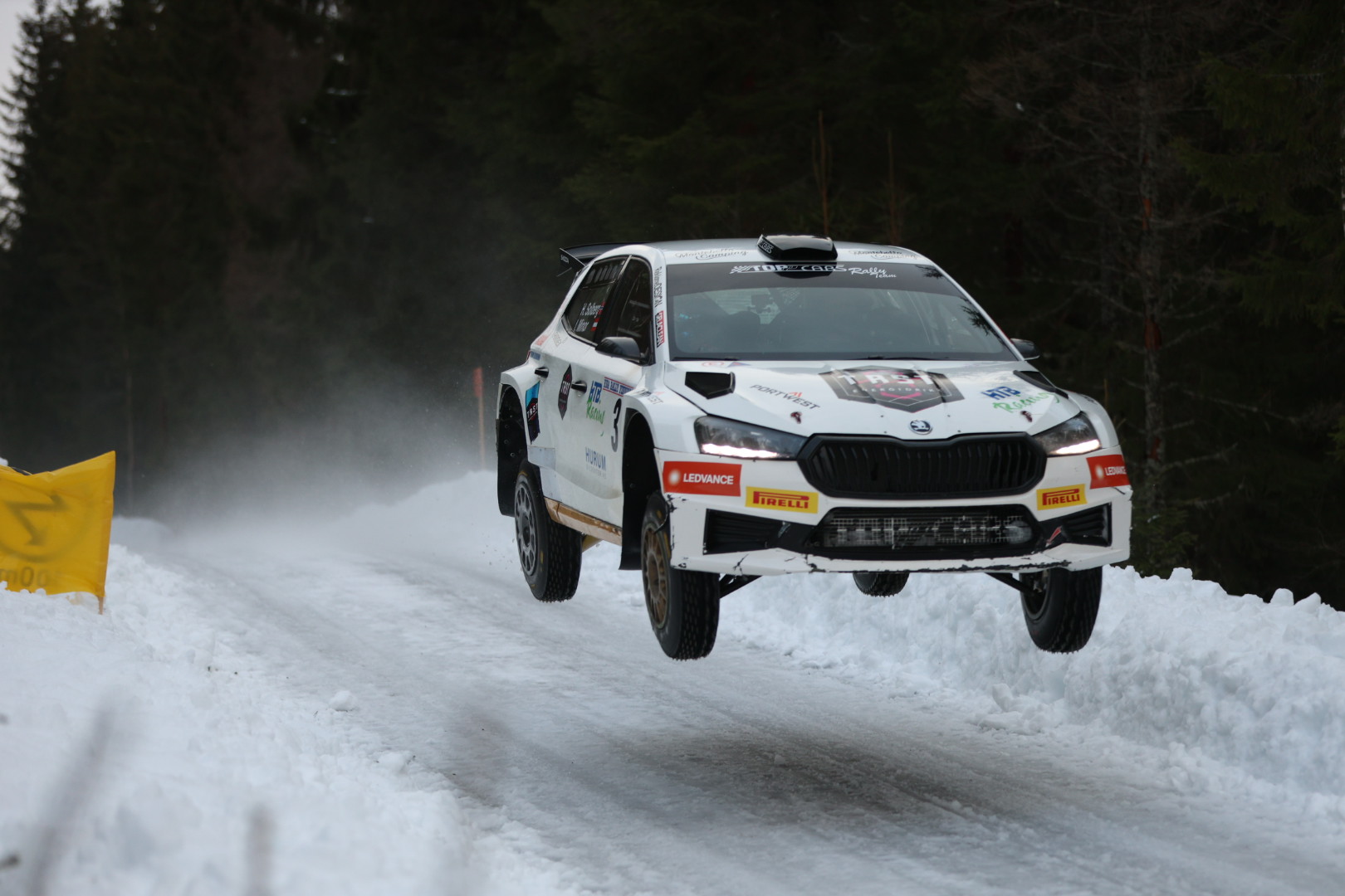 Henning Solberg og kartleser Ilka Minor ligger på 3.plass etter SS3.