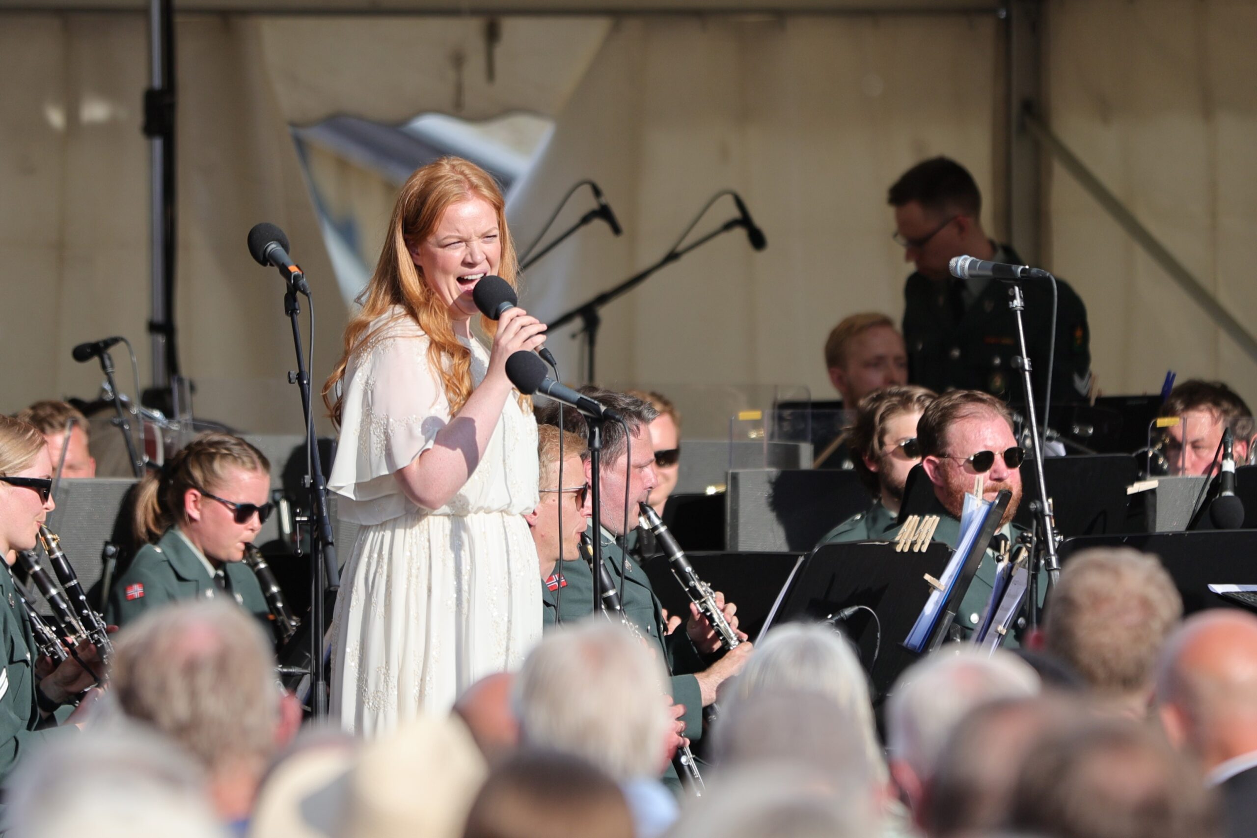 Thea Paulsrud setter alltid pris på å få muligheten til å spille på hjemmebane slik som her på fjorårets Veterankonsert.