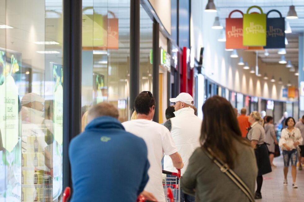 Systembolaget på Charlottenberg shoppingsenter er et yndet reisemål for nordmenn