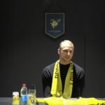 Under en pressekonferanse som ble livestreamet på FC Progrès Niederkorns Facebookside ble Lars Christian Krogh Gerson (i midten) presentert som en av deres nye signeringer.
