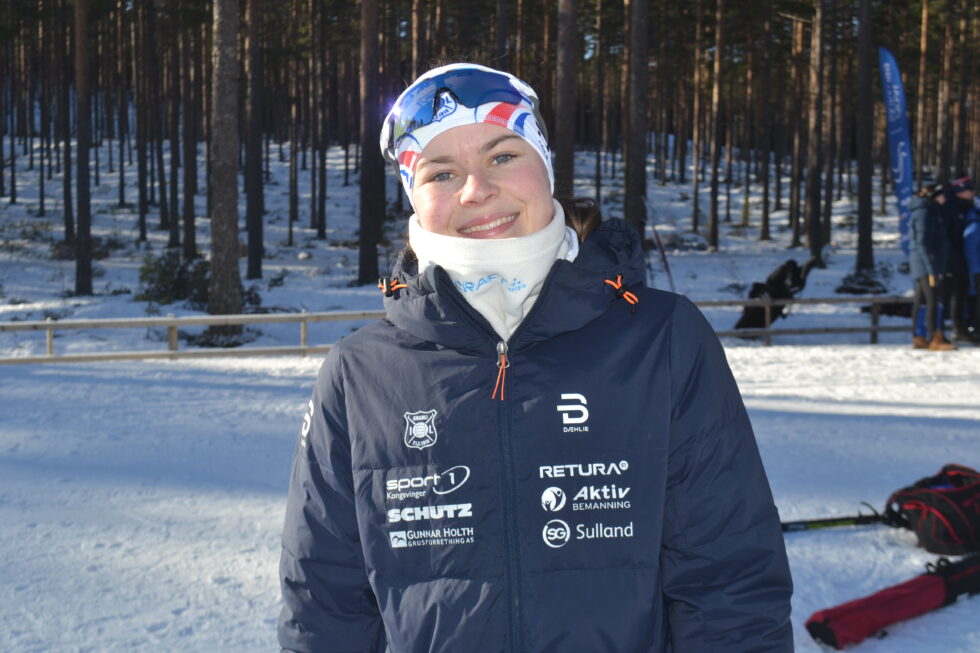 – Det er alltid hyggelig å vinne på Liermoen, sier Granli-løperen Ingeborg Rosager (18) fra Kongsvinger.