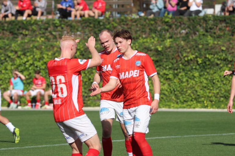 Jesper Grundt sørget for KILs første mål under treningsoppholdet i Marbella.