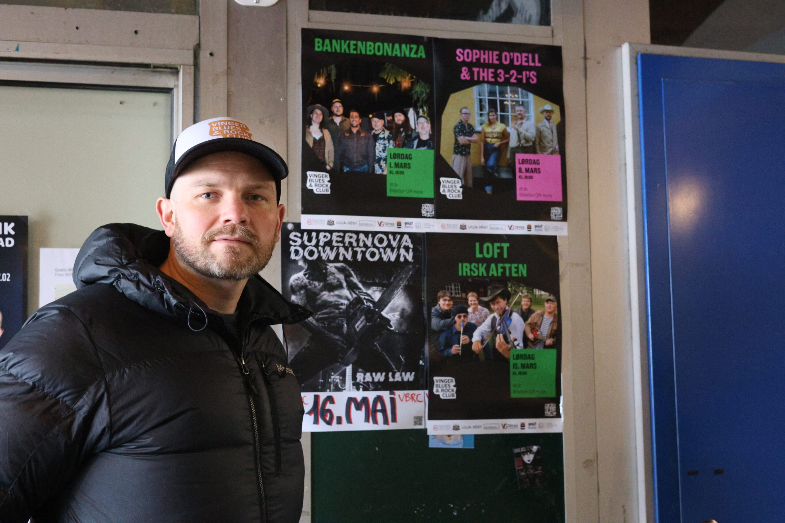Mats Myrvold kan fortelle om at det er godt med arrangementer den neste tiden på Vinger Blues & rock club.