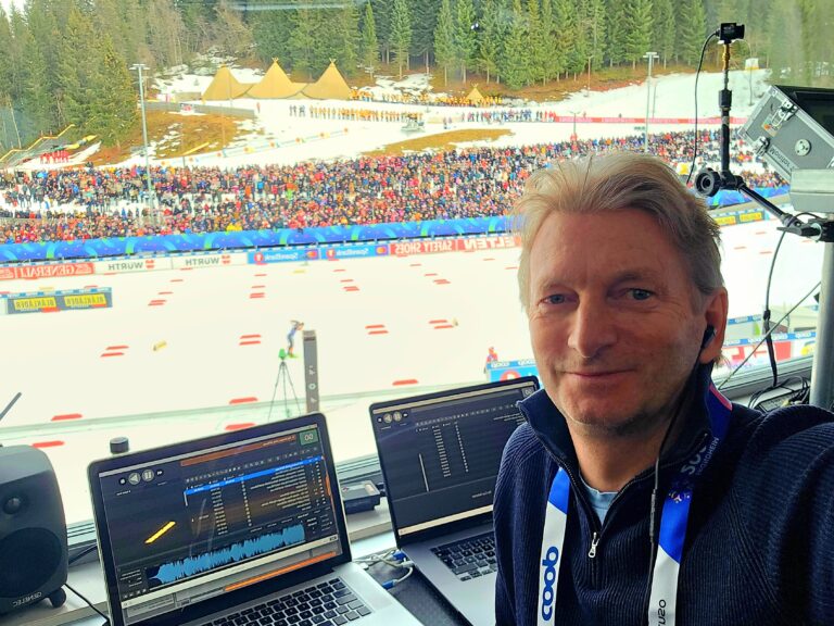 Erik Marthinsen har fått en god oversikt over VM-arenaen i Granåsen.