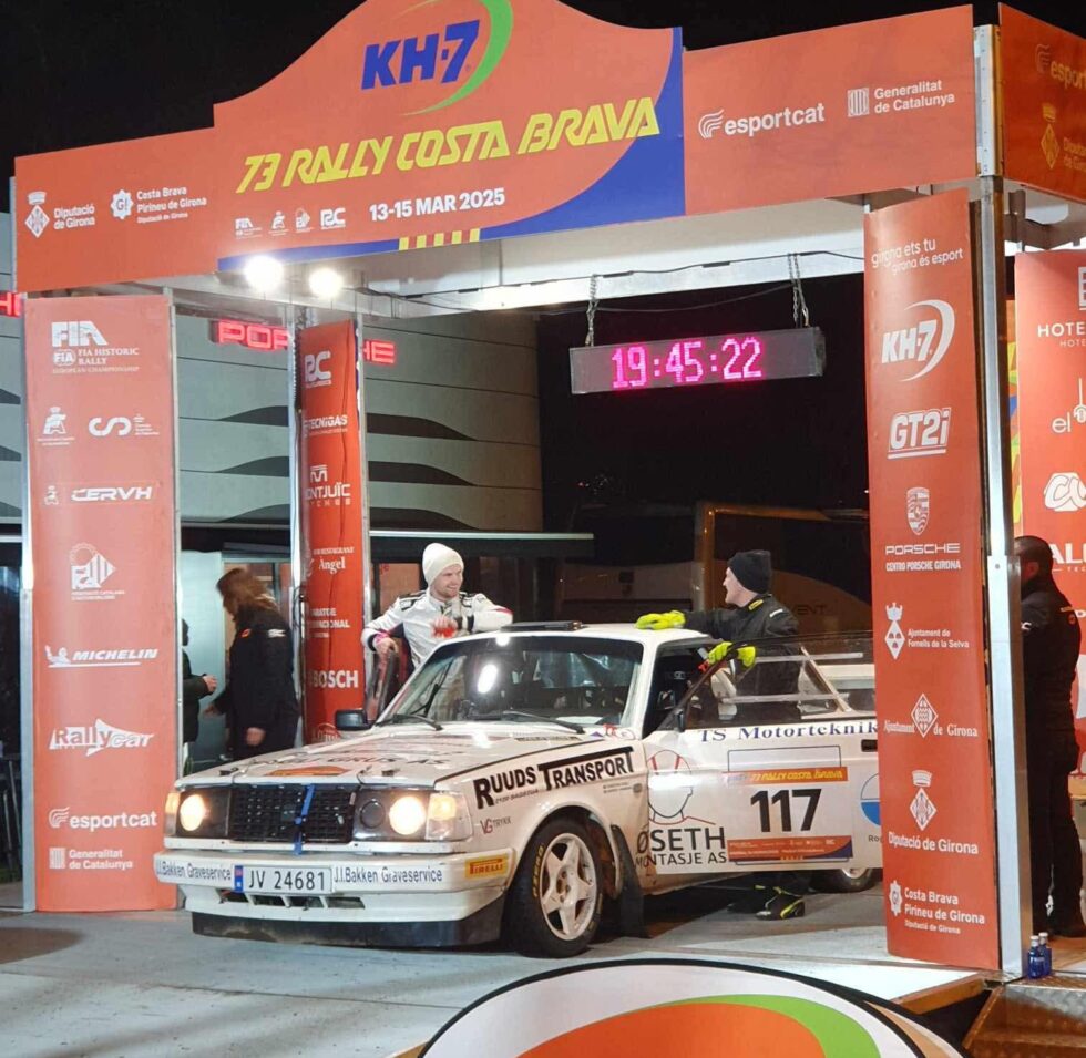 Christian Sagli og Andreas Hvambsahl kjørte best og vant åpen klasse i Rally Costa Brava.