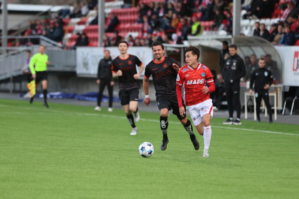 Noa Williams var i skikkelig spillehumør mot Hødd lørdag ettermiddag. Dette bildet er fra serieåpningen mot Åsane..
