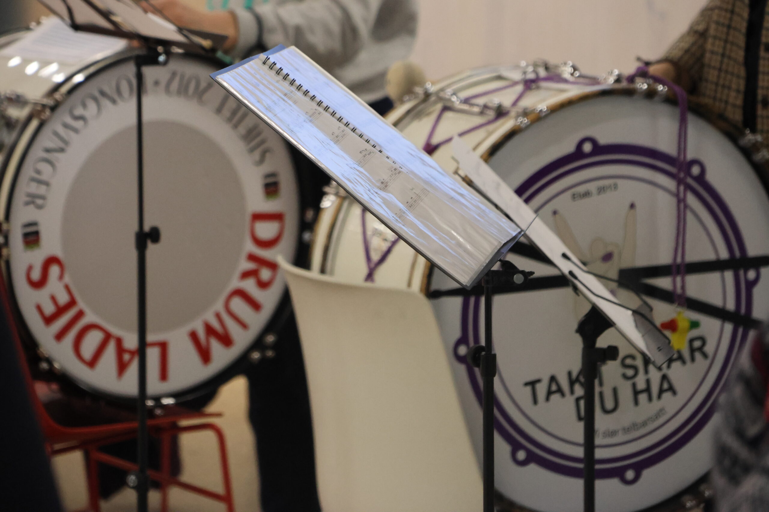 Drum Ladies og Takt Skar Du Ha har spilt sammen før og har også gjennomført noen fellesøvelser før de to kommende konsertene.