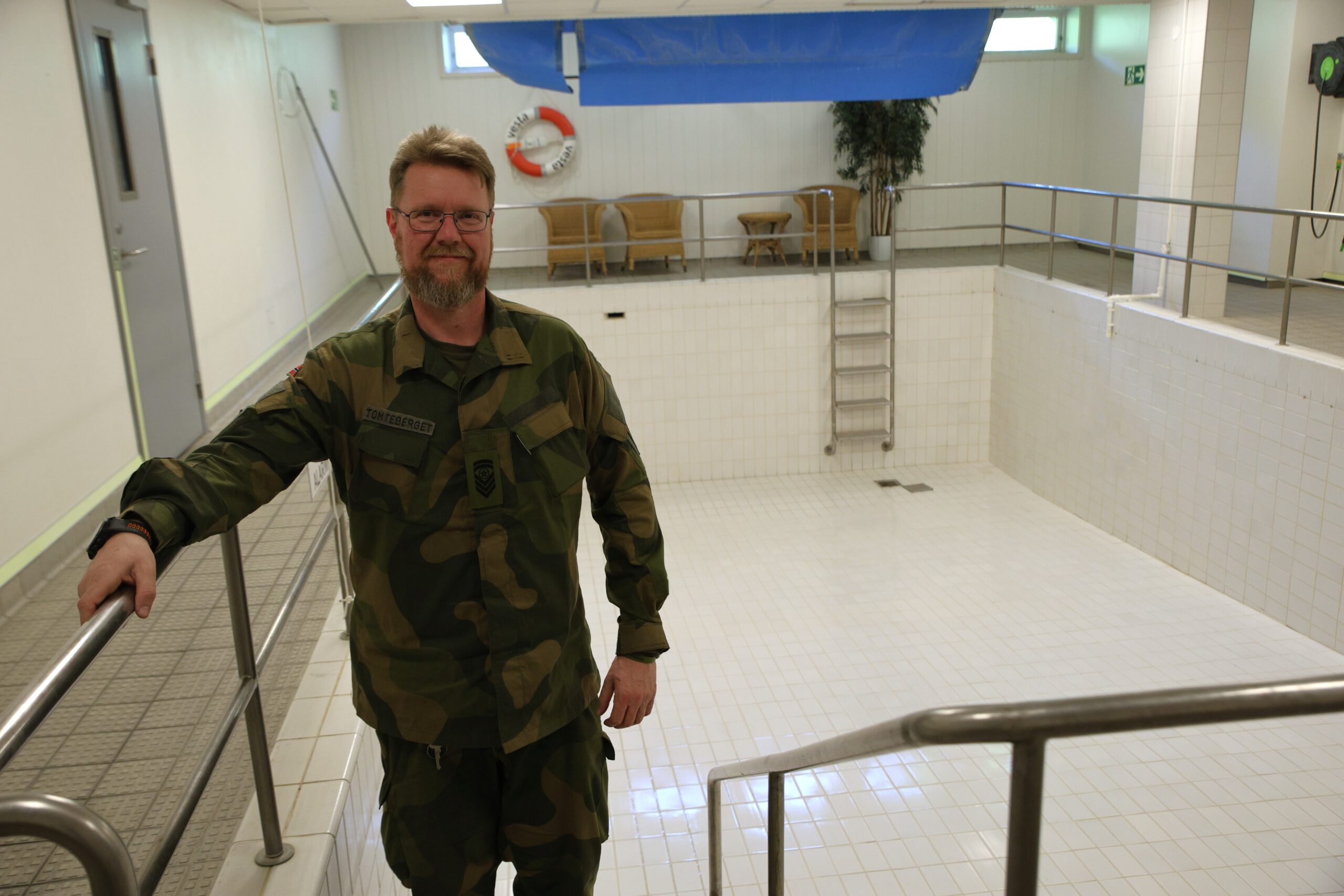 Bassenget på veteransenteret har trengt en oppgradering, og det har de blitt lovt at de skal få.