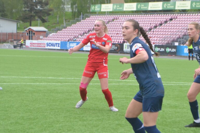 KIL-spiller Amalie Garsjø Brunes scoret to mål, men det mener hun betyr lite da det ble tap mot Røa 2 i søndagens kamp på Gjemselund.