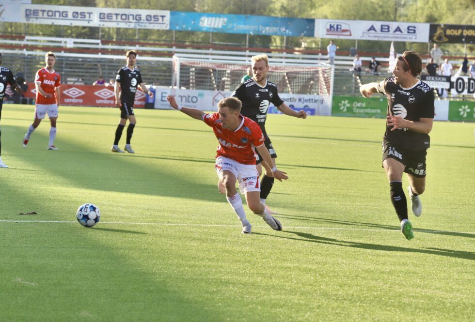 Martin Tangen Vinjor og KIL strakk ikke til da Odd gjestet Gjemselund mandag kveld