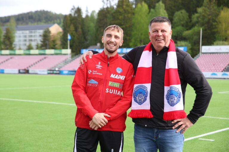 Helt siden Lucas Ravn-Haren kom til Kongsvinger har Rune Lundgren vært en viktig støttespiller.