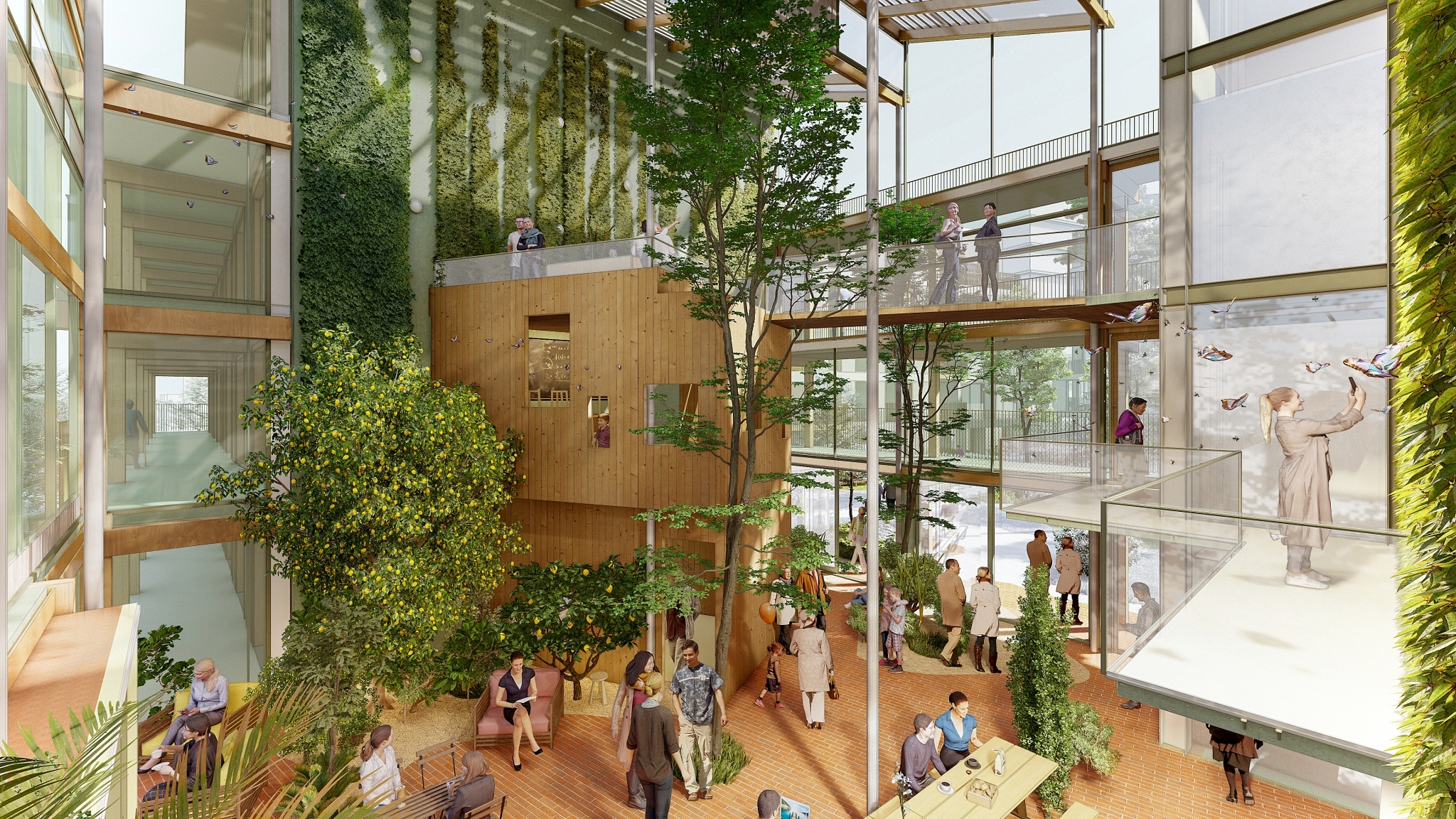 Slik ser Link arkitektur at en vinterhage kan bli seende ut.