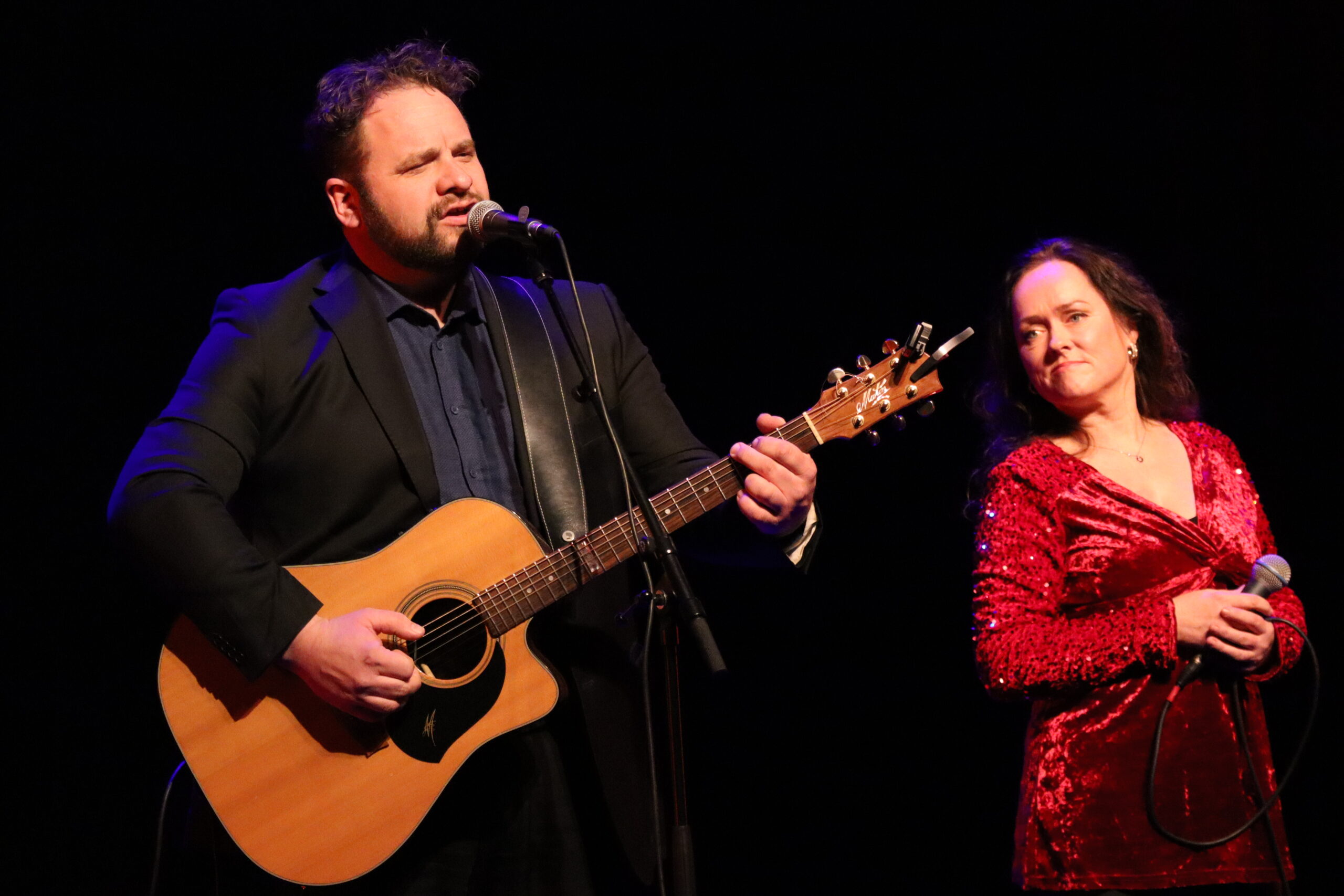 Håkon Hauer, her med Monika Walter