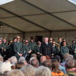 Veterankonserten på Kongsvinger festning er alltid et populært innslag. Heimvernets musikkorps, ledes i år også av Bjarne Riseng.