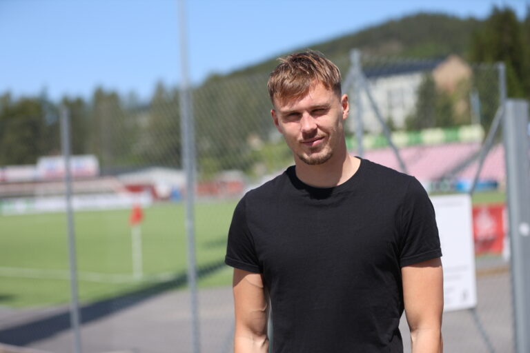 Ludvig Langrekken deltok ikke på fredagens trening.