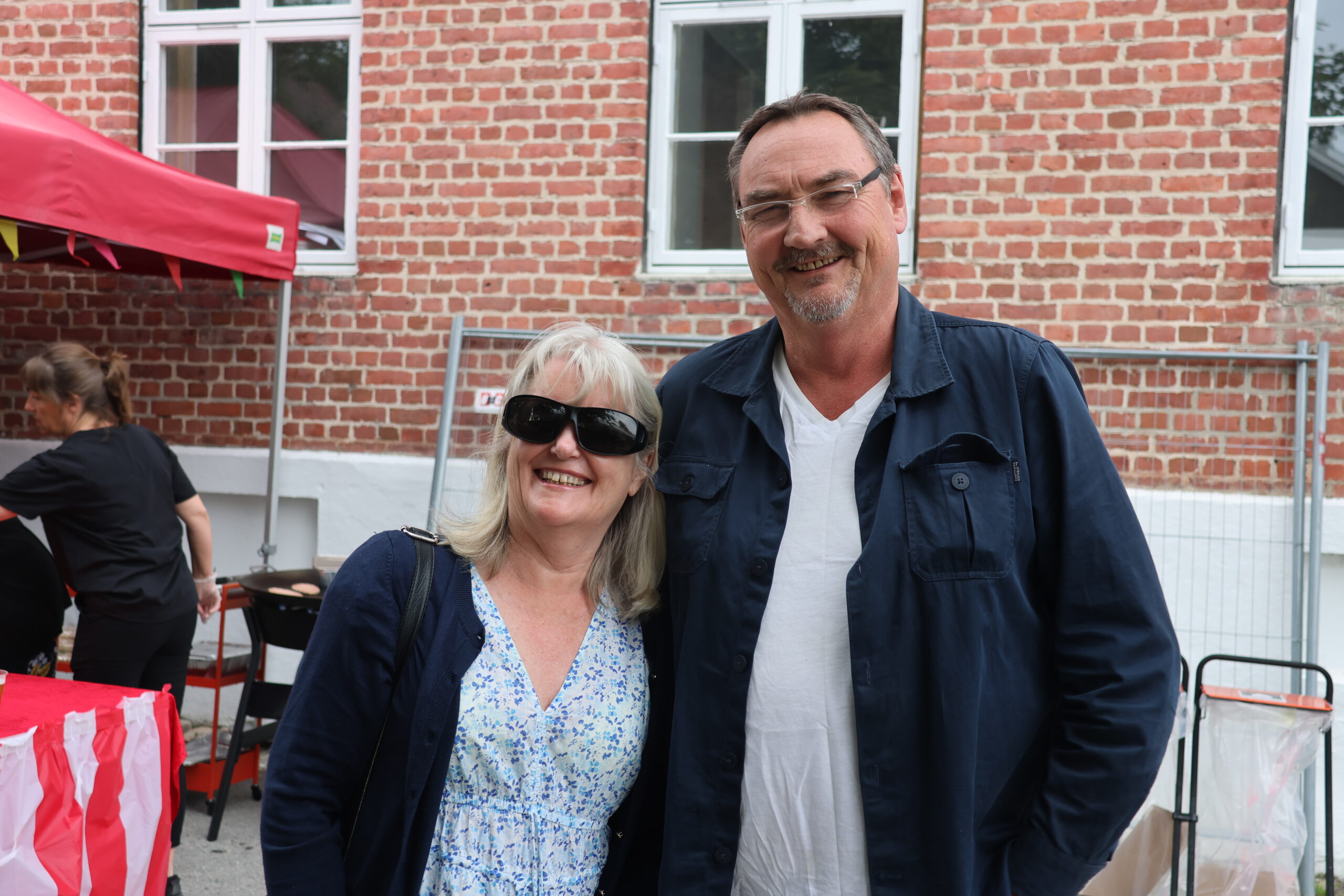 Eva Holte og vidar Hovind var klare for kveldens konsert.