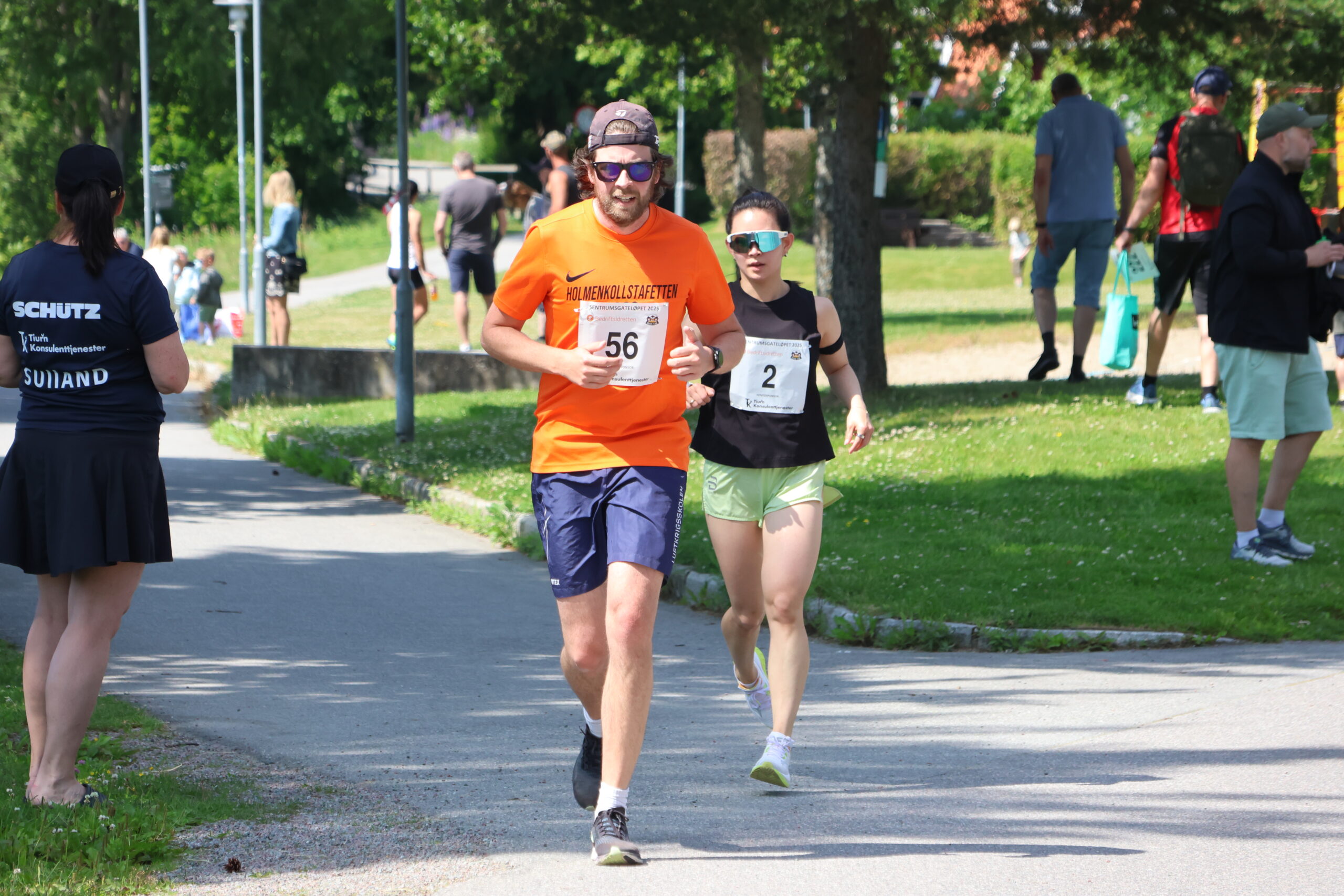 Nr.56 Lars Ola Kvisla og nr.2 Maria Falk Bentzen.