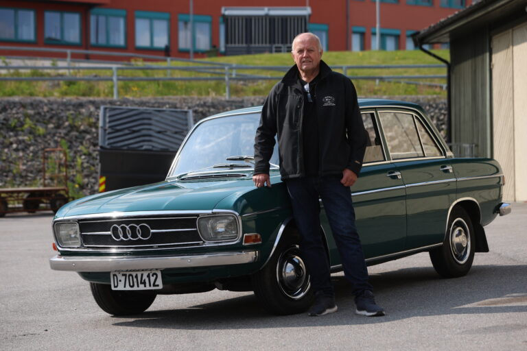 Rune Hansen hadde ingen planer om å skaffe seg veteranbil før en helt spesiell Audi dukket opp til salgs. .