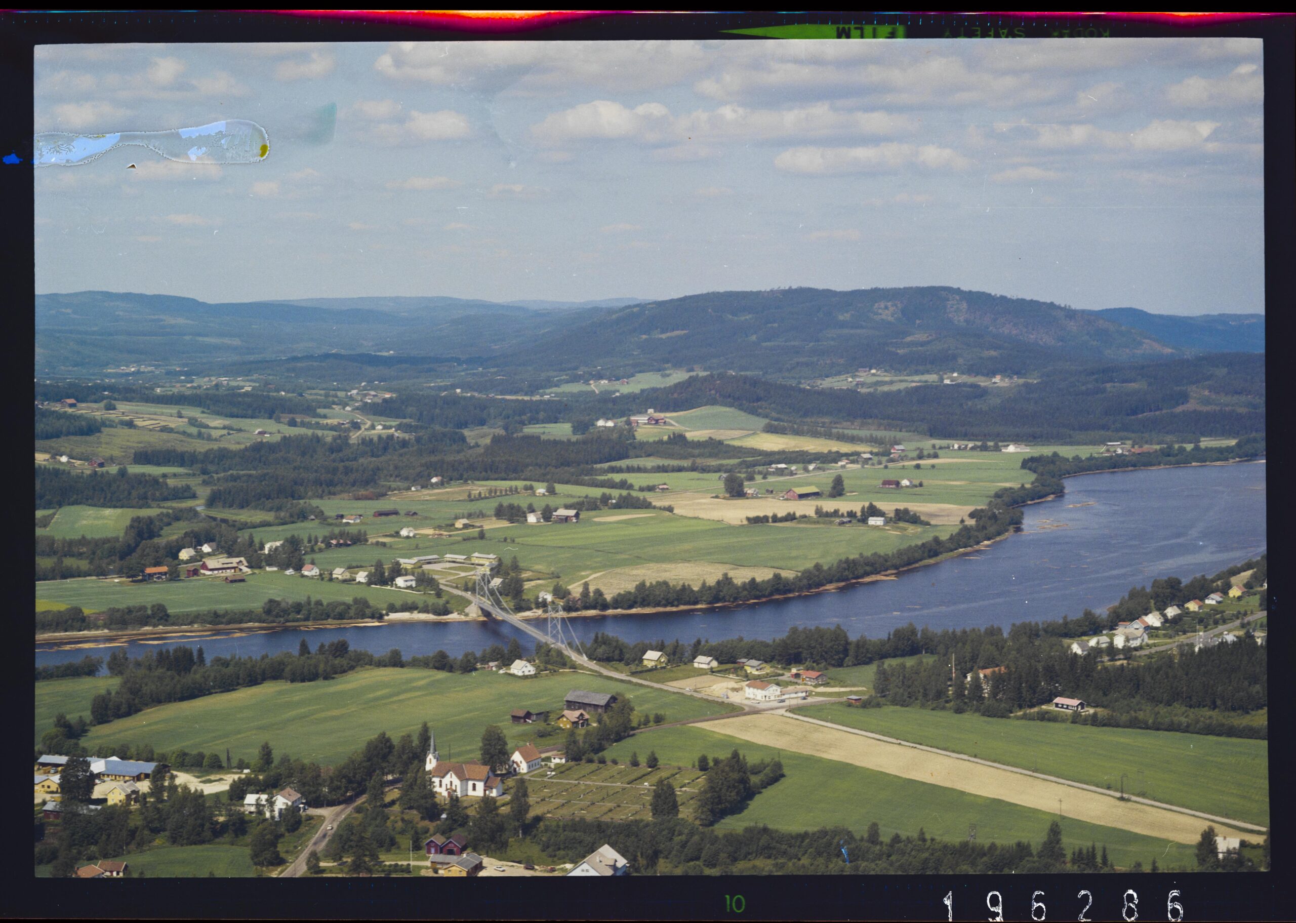 Flyfoto tatt over Brandval i 1969.