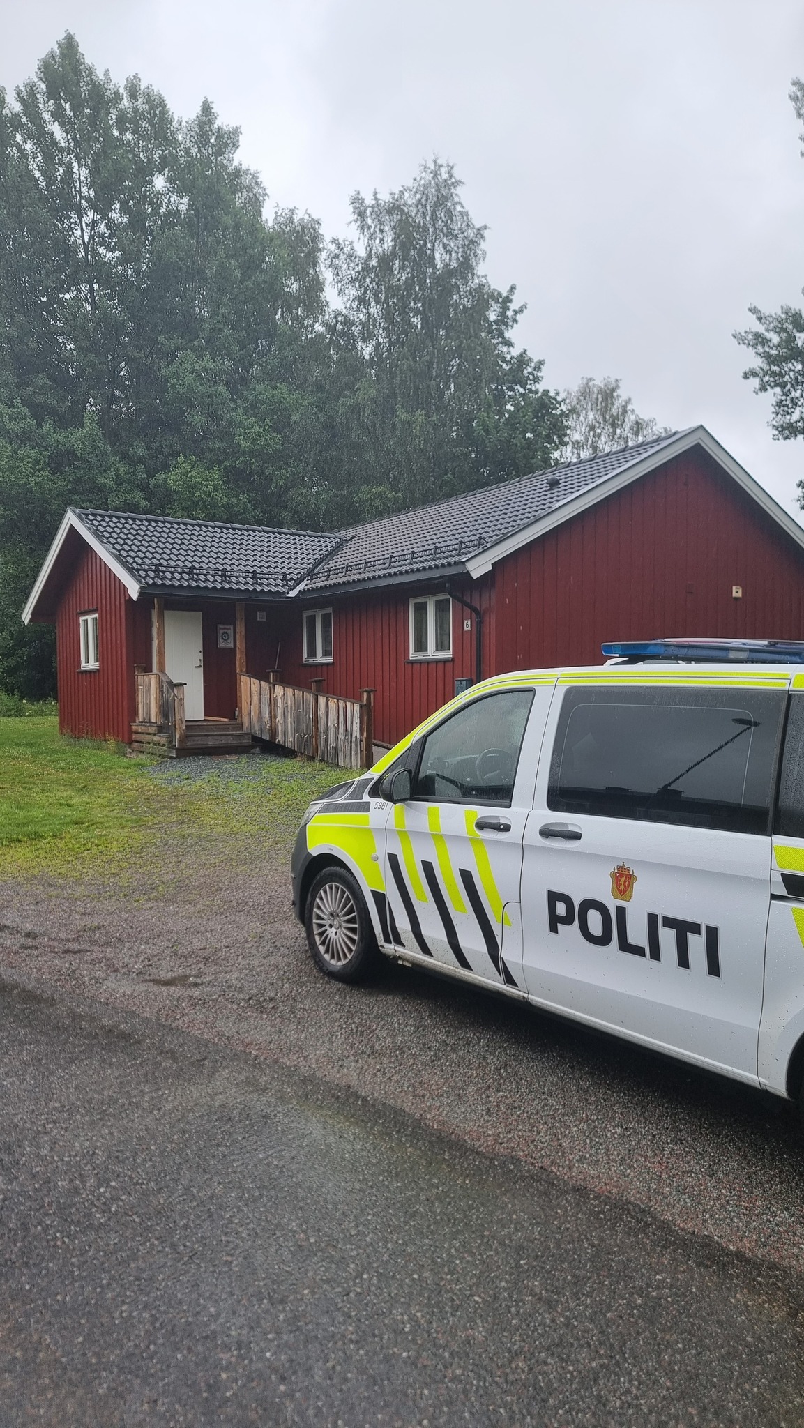 Tony Larsen tilkalte politet etter at den ukjente mannen kom seg unna.
