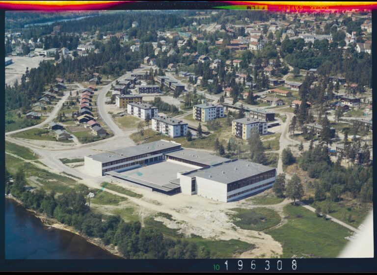 Flyfoto tatt over Kongsvinger i 1969.