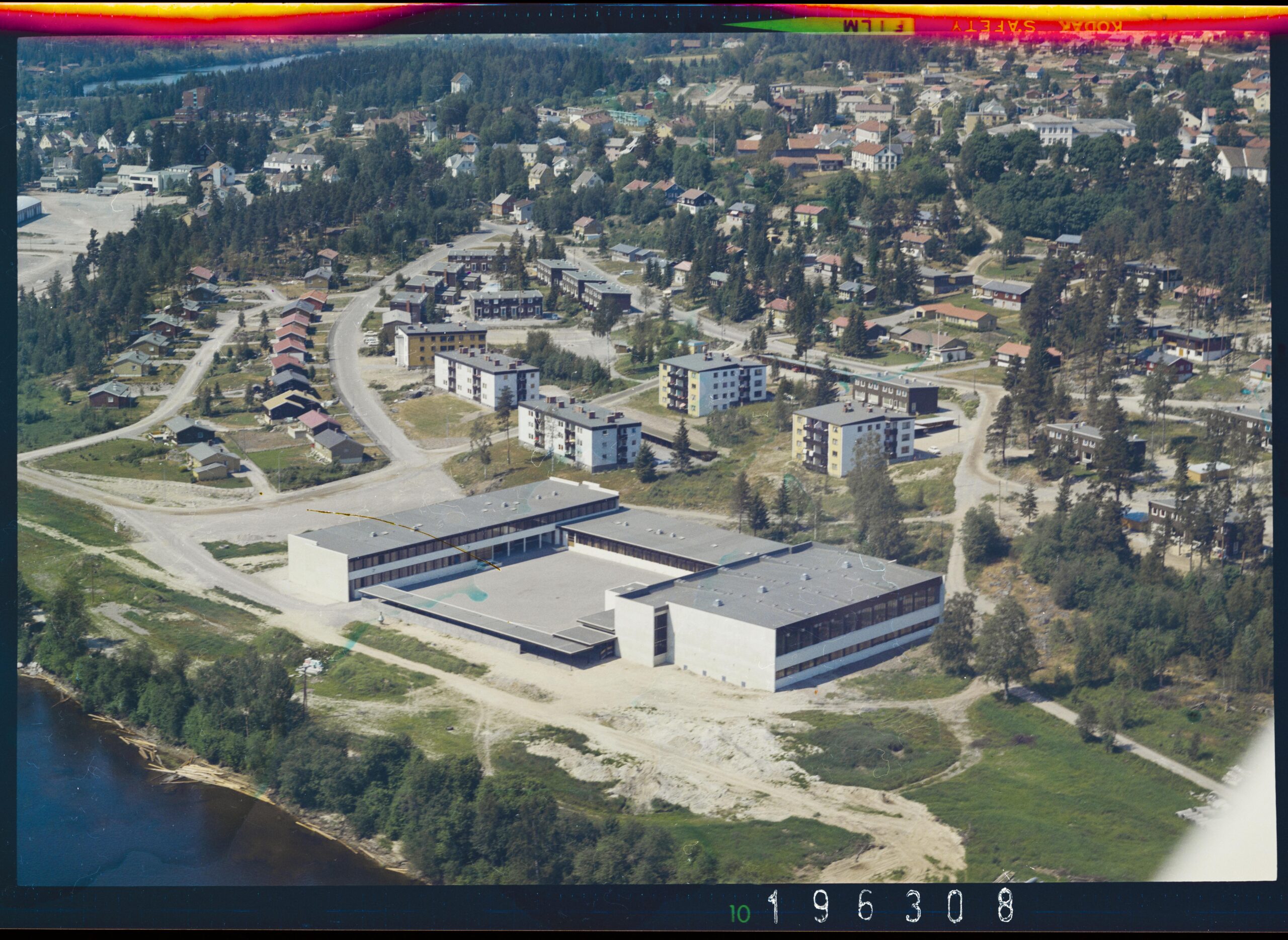 Flyfoto tatt over Kongsvinger i 1969.