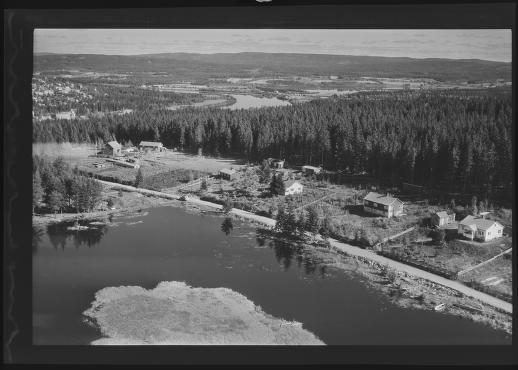 Slik så området ut i 1956.