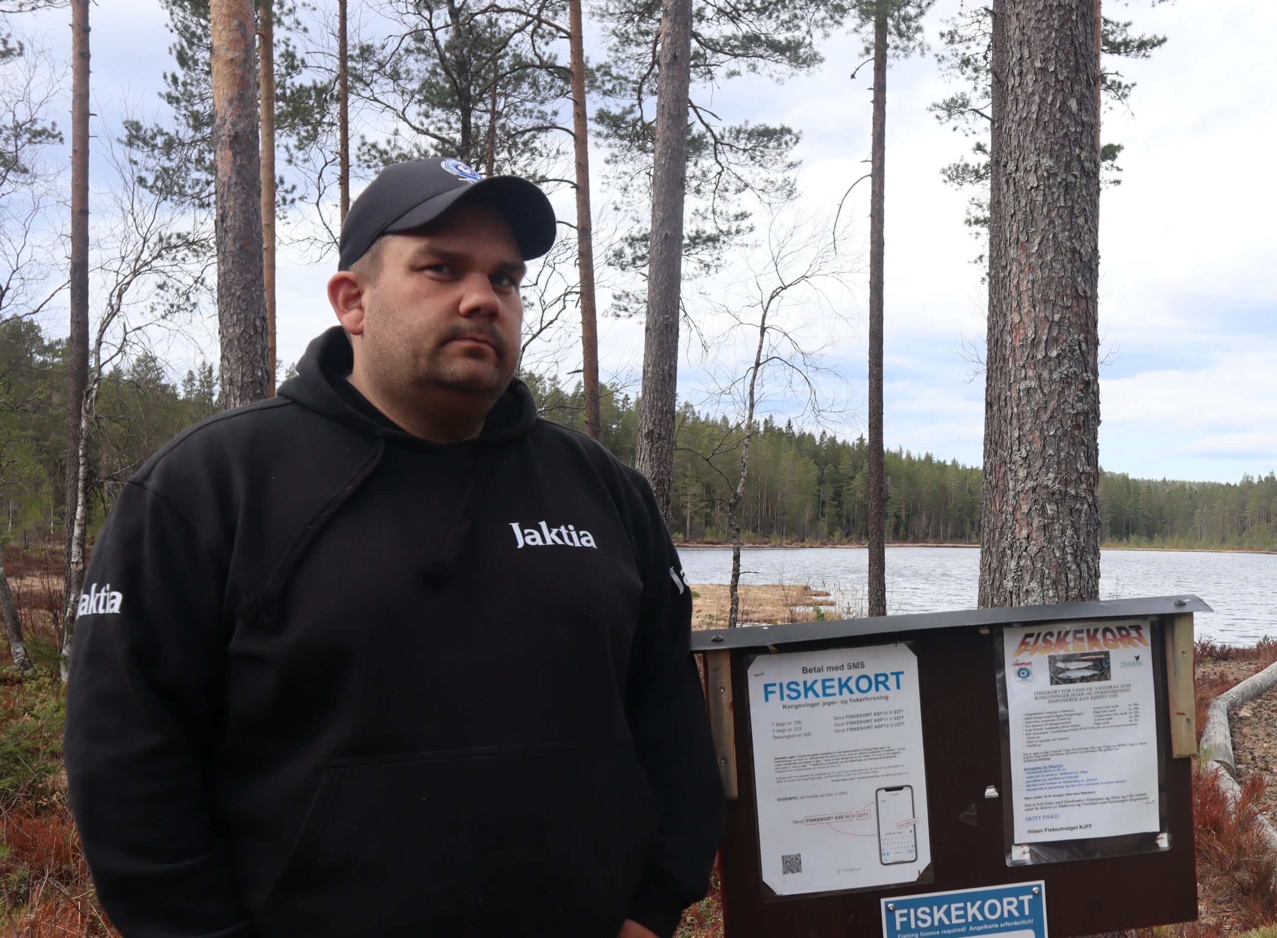 Tony Larsen, leder i Kongsvinger Jeger og fiskeforening er godt fornøyd med gjennomføringen av NM i tradisjonelt meite.
