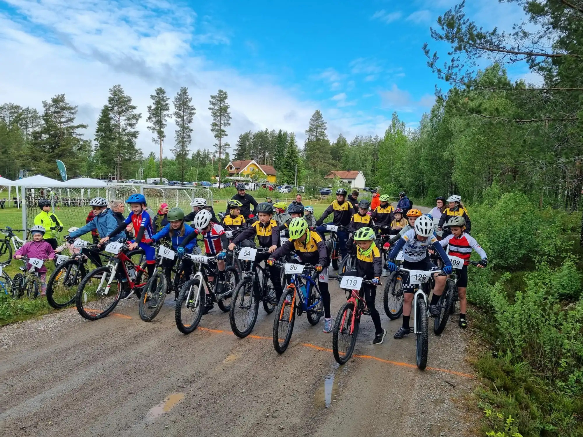 I juni ble Finnskogkureren arramgert, med rekordmange barn og unge p&aring; startstreken.