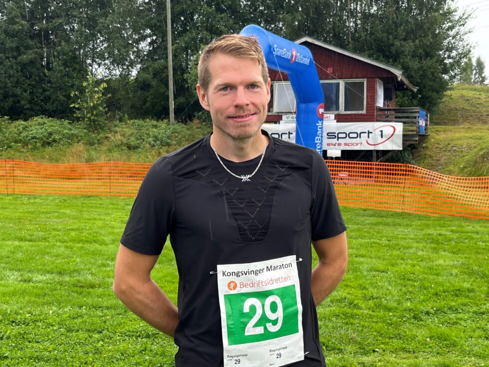 Ole Kenneth Olsen fra Kongsvinger løp nesten like fort som i fjor, men endte på nøyaktig samme plass som i fjor.