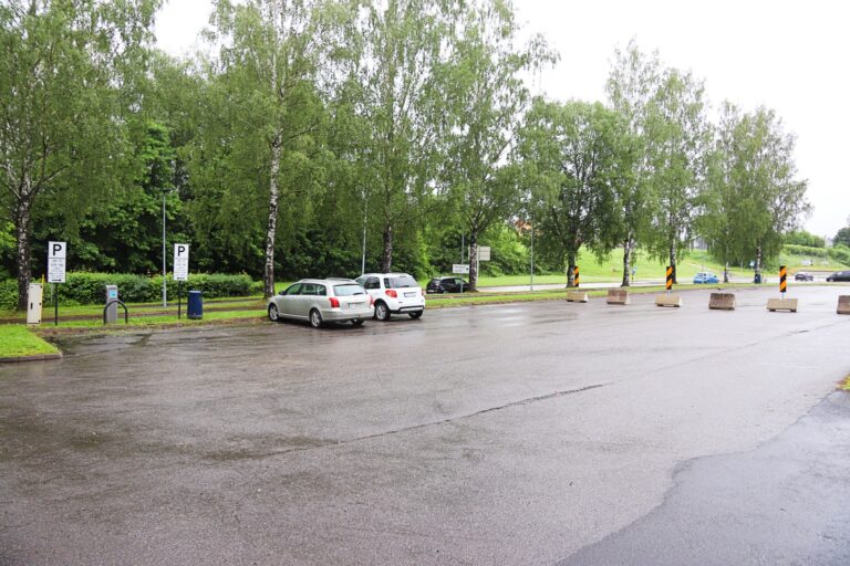 Denne parkeringsplassen vil være forbeholdt for SSB-ansatte på dagtid fremover.
