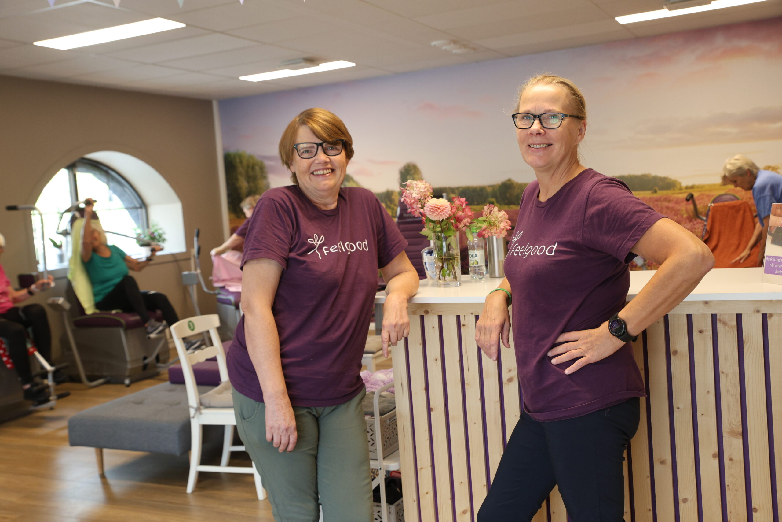 Ellen Lidal og Line Paulsen kan se tilbake på et år som drivere av treningssenteret Feelgood.